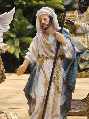 Presépio Sagrada Família 11 Peças em Resina | 20cm e 33cm