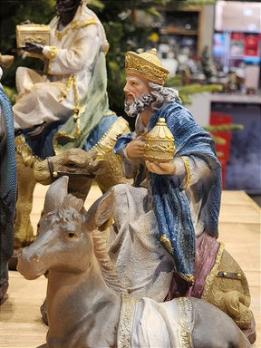 Presépio Sagrada Família 11 Peças em Resina | 20cm e 33cm