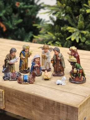 Presépio Infantil Colorido 11 Peças | 20cm, 33cm e 42cm