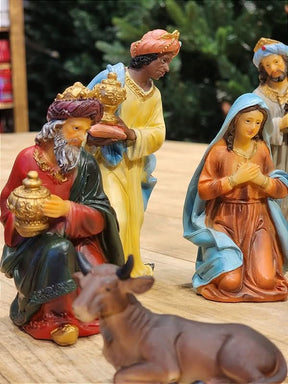 Presépio Sagrada Família 11 Peças em Resina | 20cm e 33cm