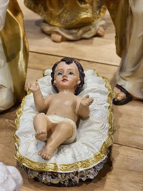 Presépio Sagrada Família 11 Peças em Resina | 20cm e 33cm