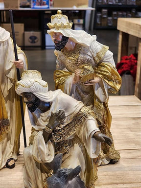 Presépio Sagrada Família 11 Peças em Resina | 20cm e 33cm