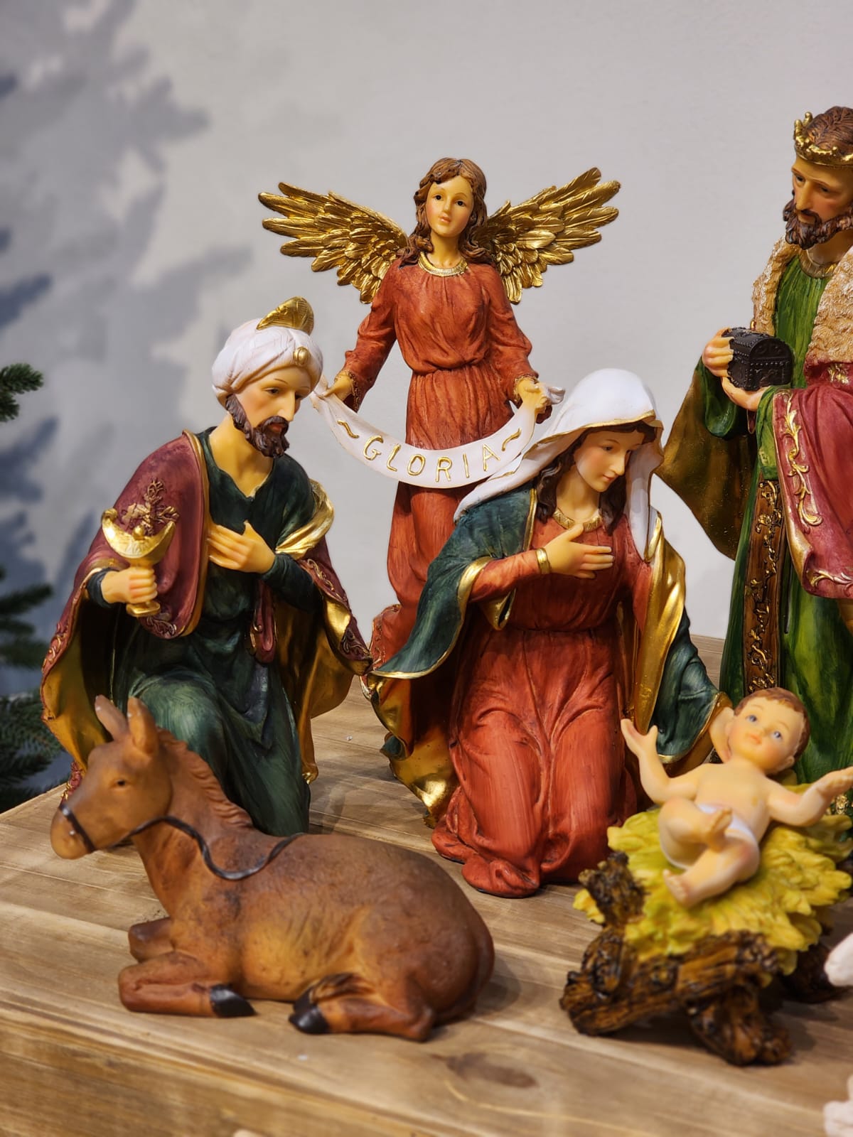 Presépio em Resina 9 Peças | 28cm e 45cm