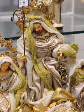 Sagrada Família Champanhe e Dourado | 28cm e 45cm