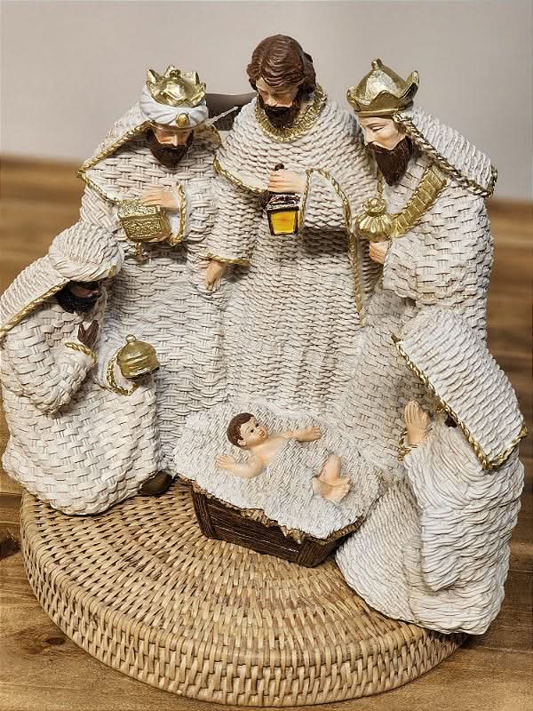 Presépio Branco em Resina | 20cm e 33cm