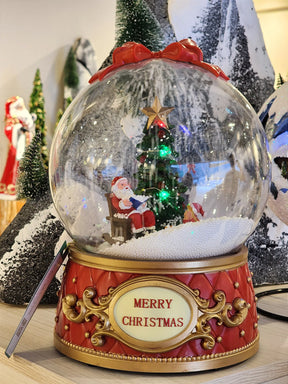 Globo de Vidro Carrossel 26cm • Luz, Som e Movimento