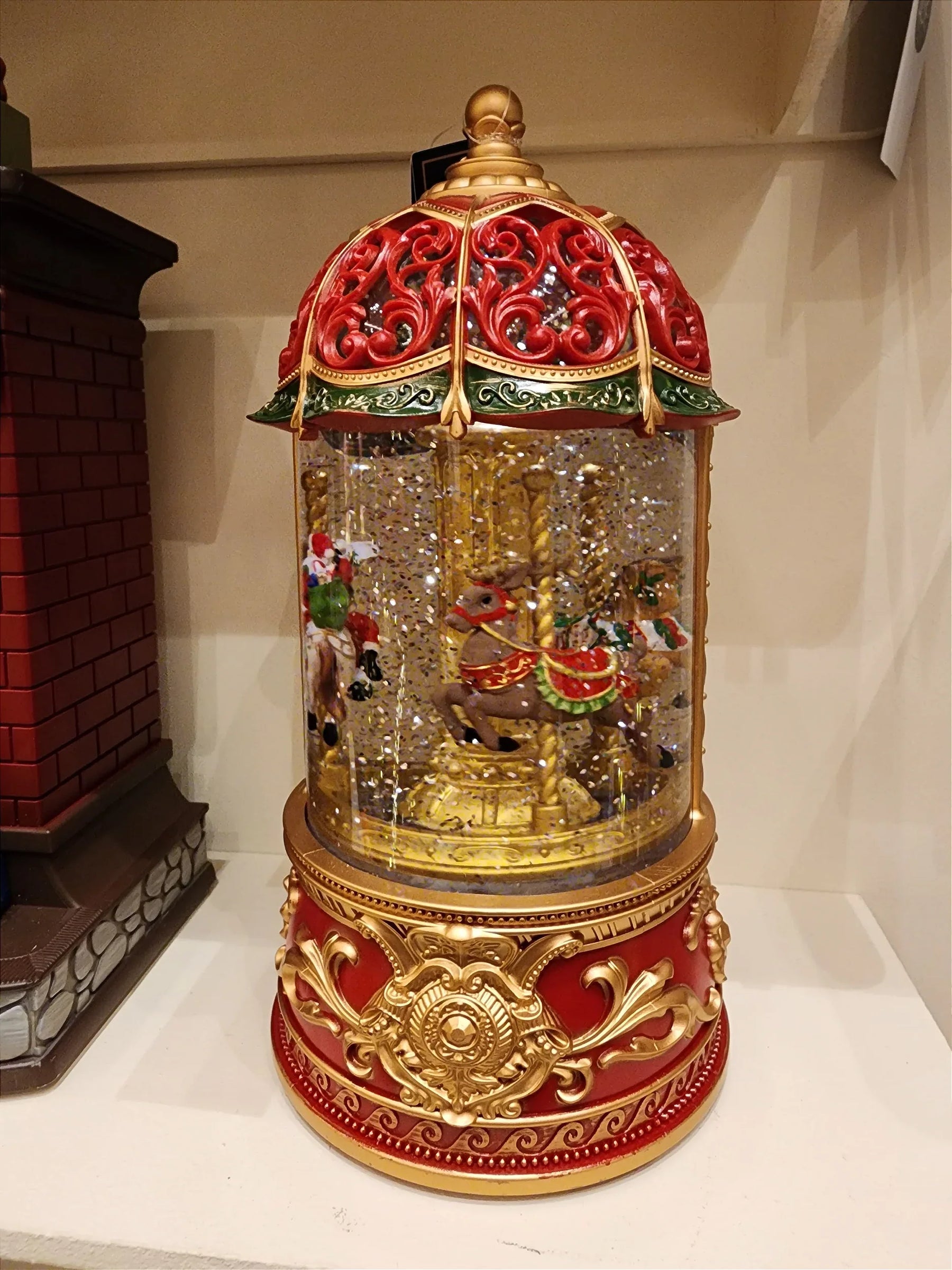 Cenário Carrossel 22cm • Água, Luz, Som e Movimento